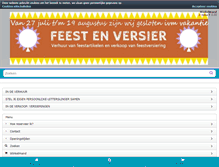 Tablet Screenshot of feestenversier.nl